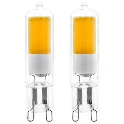 2 LAMPADINE A LED 6CM - G9 2W 4000K 220-240V 15000H: vendita online 2 LAMPADINE A LED 6CM - G9 2W 4000K 220-240V 15000H in offerta