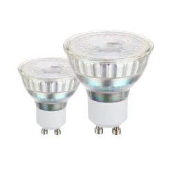 2 LAMPADINE A LED D. 5CM - GU10 4.5W 3000K 220-240V 25000H: vendita online 2 LAMPADINE A LED D. 5CM - GU10 4.5W 3000K 220-240V 25000H in offerta