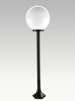 LAMPIONCINO DA TERRA MOD. NEMOS IN ALLUMINIO NERO : vendita online LAMPIONCINO DA TERRA MOD. NEMOS IN ALLUMINIO NERO in offerta