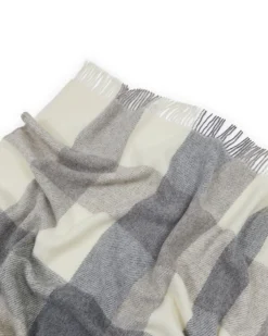 LANEROSSI - PLAID ISEO CHECK CM 130X170 GRIGIO: vendita online LANEROSSI - PLAID ISEO CHECK CM 130X170 GRIGIO in offerta
