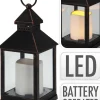LANTERNA CON CANDELA A LED: vendita online LANTERNA CON CANDELA A LED in offerta