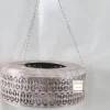 LANTERNA IN METALLO ROTONDA DA APPENDERE IN ARGENTO H 13XD 29CM: vendita online LANTERNA IN METALLO ROTONDA DA APPENDERE IN ARGENTO H 13XD 29CM in offerta