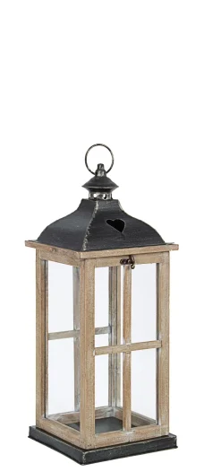 LANTERNA QUADRATA NATURALE CROSS CON CUORE NERA 19.5X19.5 H 49.5CM: vendita online LANTERNA QUADRATA NATURALE CROSS CON CUORE NERA 19.5X19.5 H 49.5CM in offerta