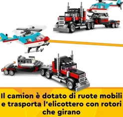 LEGO CREATOR - AUTOCARRO CON ELICOTTERO: vendita online LEGO CREATOR - AUTOCARRO CON ELICOTTERO in offerta
