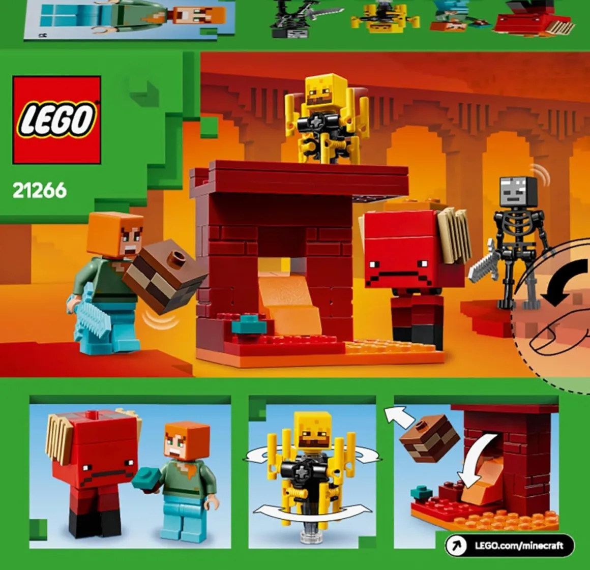 LEGO MINECRAFT - BATTAGLI SUL PONTE DEL NETHER: vendita online LEGO MINECRAFT - BATTAGLI SUL PONTE DEL NETHER in offerta