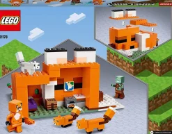 LEGO MINECRAFT - IL CAPANNO DELLA VOLPE: vendita online LEGO MINECRAFT - IL CAPANNO DELLA VOLPE in offerta