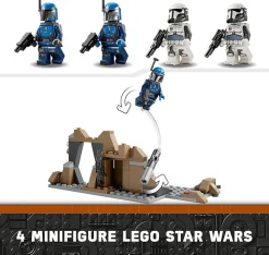 LEGO STAR WARS - BATTLE PACK AGGUATO SU MANDALORE: vendita online LEGO STAR WARS - BATTLE PACK AGGUATO SU MANDALORE in offerta