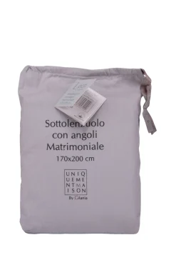 LENZUOLA CON ANGOLI IN COTONE 2P CM 170X200 LECTI GRACIER GRAY: vendita online LENZUOLA CON ANGOLI IN COTONE 2P CM 170X200 LECTI GRACIER GRAY in offerta