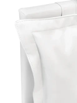 LETTO DA 140 CONTENITORE IN ECOPELLE BIANCA