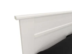 Letto matrimoniale classico modello GINEVRA in frassini bianco