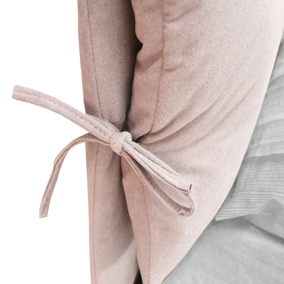 Letto matrimoniale con contenitore in tessuto