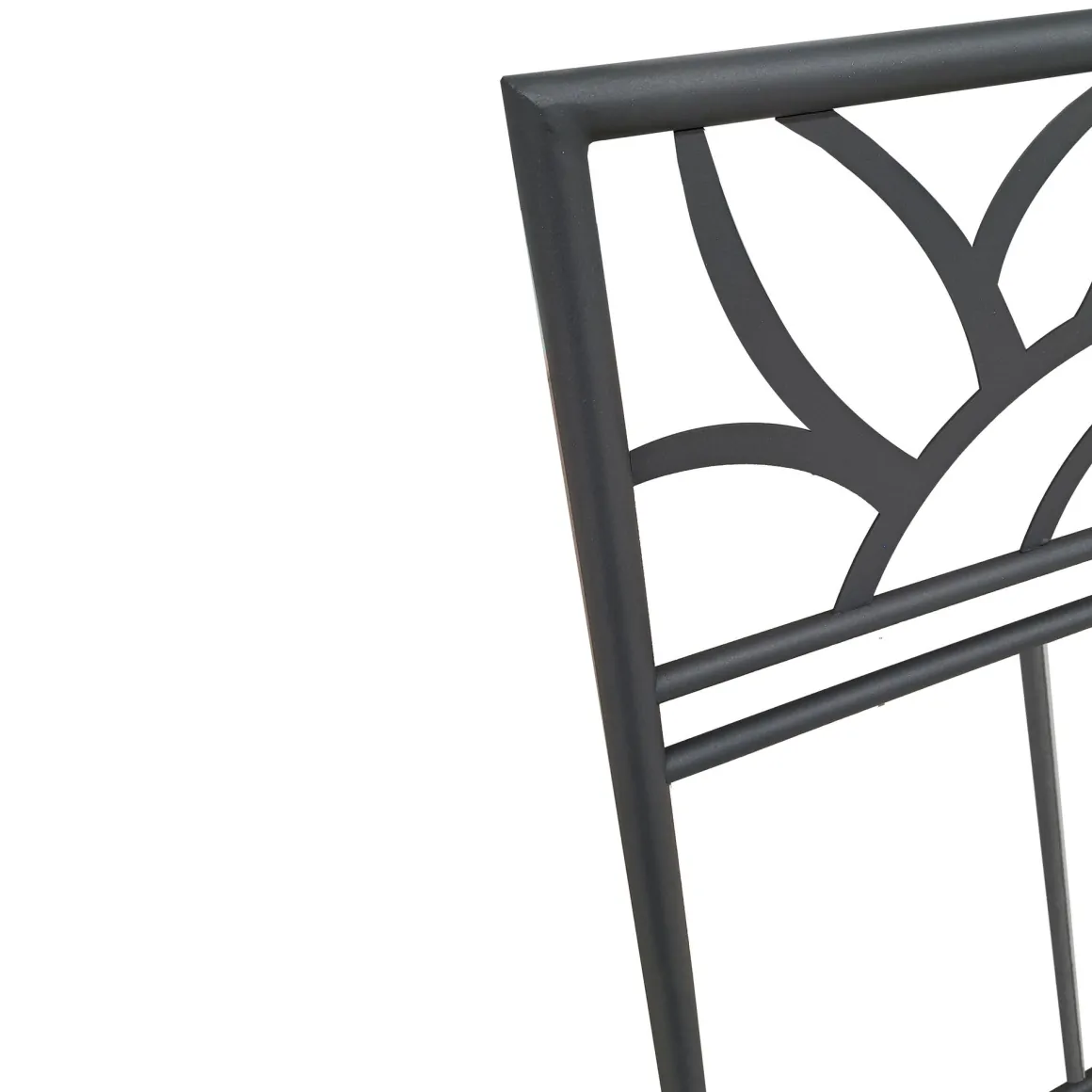 LETTO MATRIMONIALE CON GIROLETTO MOD. ELISE' GRIGIO POLVERE