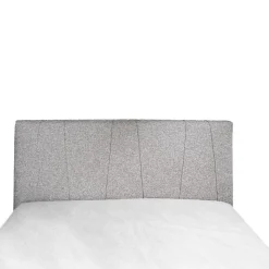 LETTO MATRIMONIALE CONTENITORE IN TESSUTO GRIGIO CHIARO in offerta