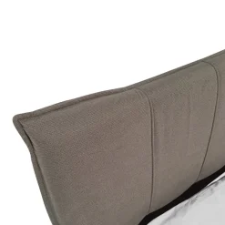 LETTO MATRIMONIALE CONTENITORE MOD. HUG IN TESSUTO TORTORA