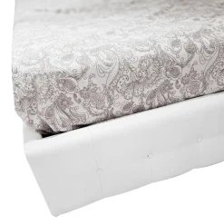 LETTO MATRIMONIALE CONTENITORE MOD. CHESTER ECOPELLE BIANCA