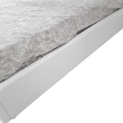 LETTO MATRIMONIALE CONTENITORE MOD. CHESTER ECOPELLE BIANCA