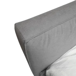 LETTO MATRIMONIALE CONTENITORE MOD. ADELE IN TESSUTO GRIGIO