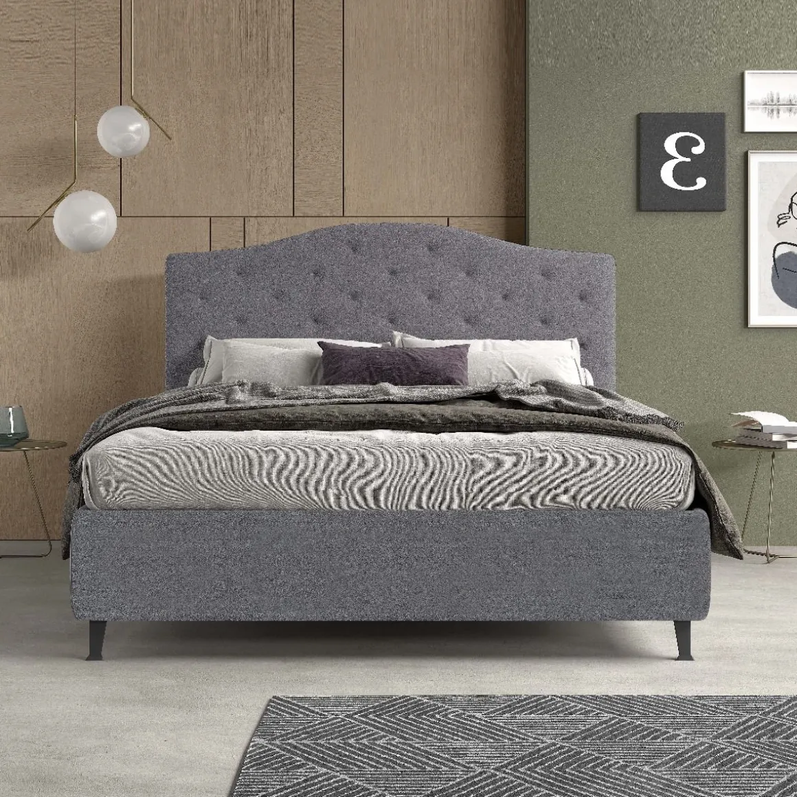 Letto matrimoniale EXCELLENT con contenitore