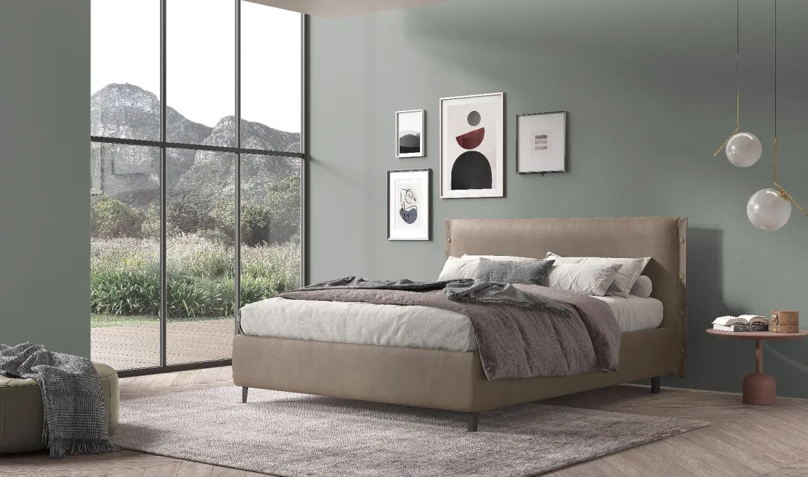 Letto matrimoniale GINGER con contenitore