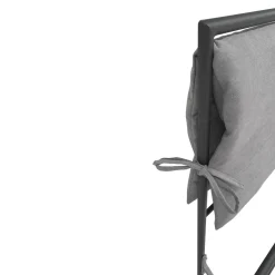 LETTO MATRIMONIALE GIROLETTO MOD. UP GRIGIO POLVERE CON CUSCINI