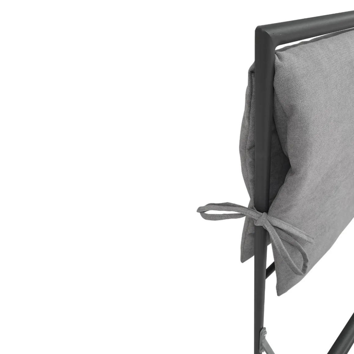 LETTO MATRIMONIALE GIROLETTO MOD. UP GRIGIO POLVERE CON CUSCINI