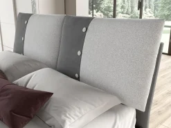 Letto matrimoniale in tessuto Jasmine