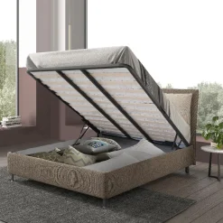 Letto matrimoniale modello HOKO con contenitore