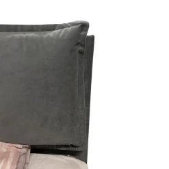 LETTO 1 PIAZZA E MEZZA CONTENITORE IN TESSUTO GRIGIO SCURO