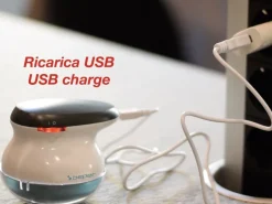 Levapelucchi Ricariricabile con Porta USB Beper: Levapelucchi ricaricabile