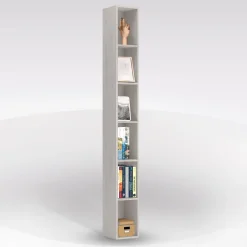 Libreria verticale: libreria verticale totem in laminato olmo