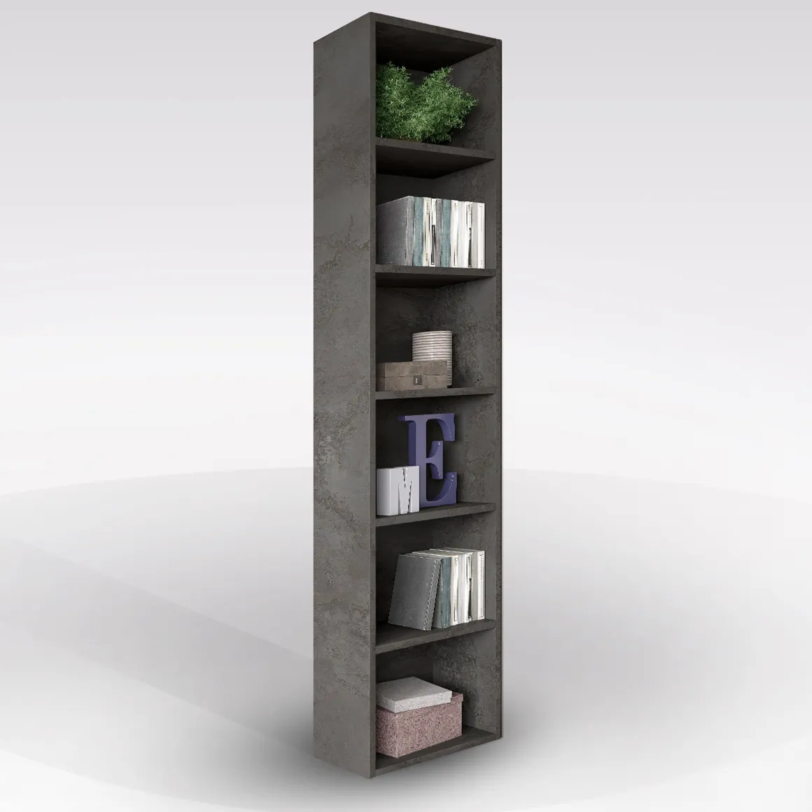 Libreria a colonna FLAT: libreria a colonna in laminato ossido
