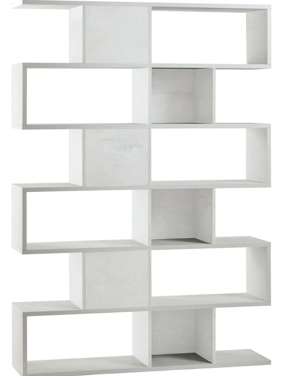 LIBRERIA MOD.DOUBLE TUTTA OSSIDO BIANCO BIFACCIALE: vendita online LIBRERIA MOD.DOUBLE TUTTA OSSIDO BIANCO BIFACCIALE in offerta