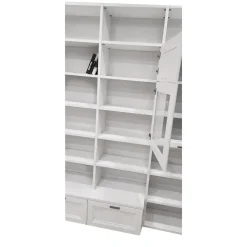 LIBRERIA MOD.FOSTER CM 182.5X32.7/47.6 H.228.2 BIANCO FRASSINATO : vendita online LIBRERIA MOD.FOSTER CM 182.5X32.7/47.6 H.228.2 BIANCO FRASSINATO in offerta