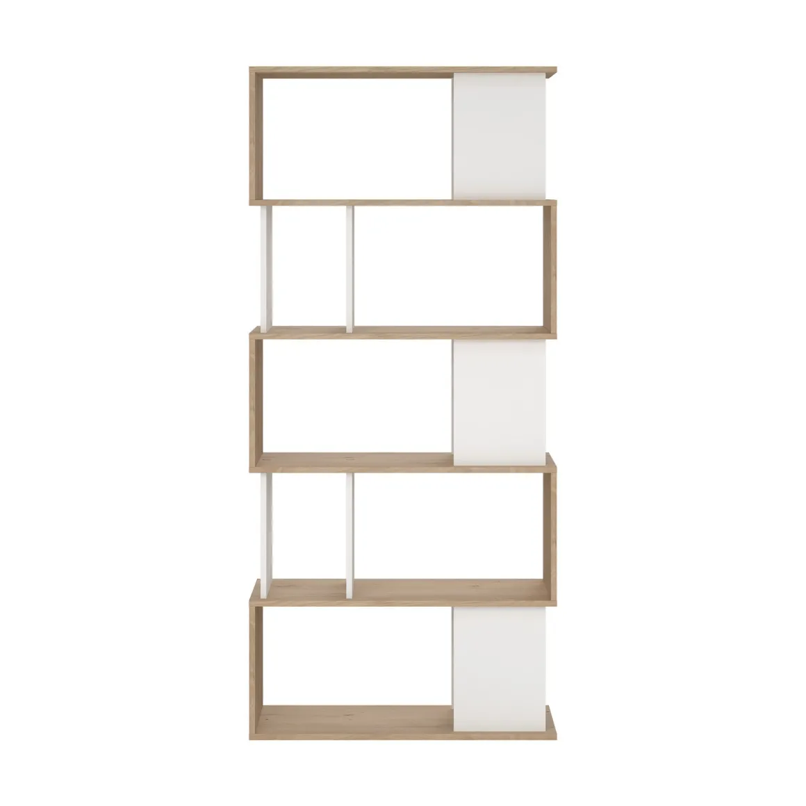 LIBRERIA MOD. MAZE JACKSON HICKORY E BIANCO OPACO : vendita online LIBRERIA MOD. MAZE JACKSON HICKORY E BIANCO OPACO in offerta