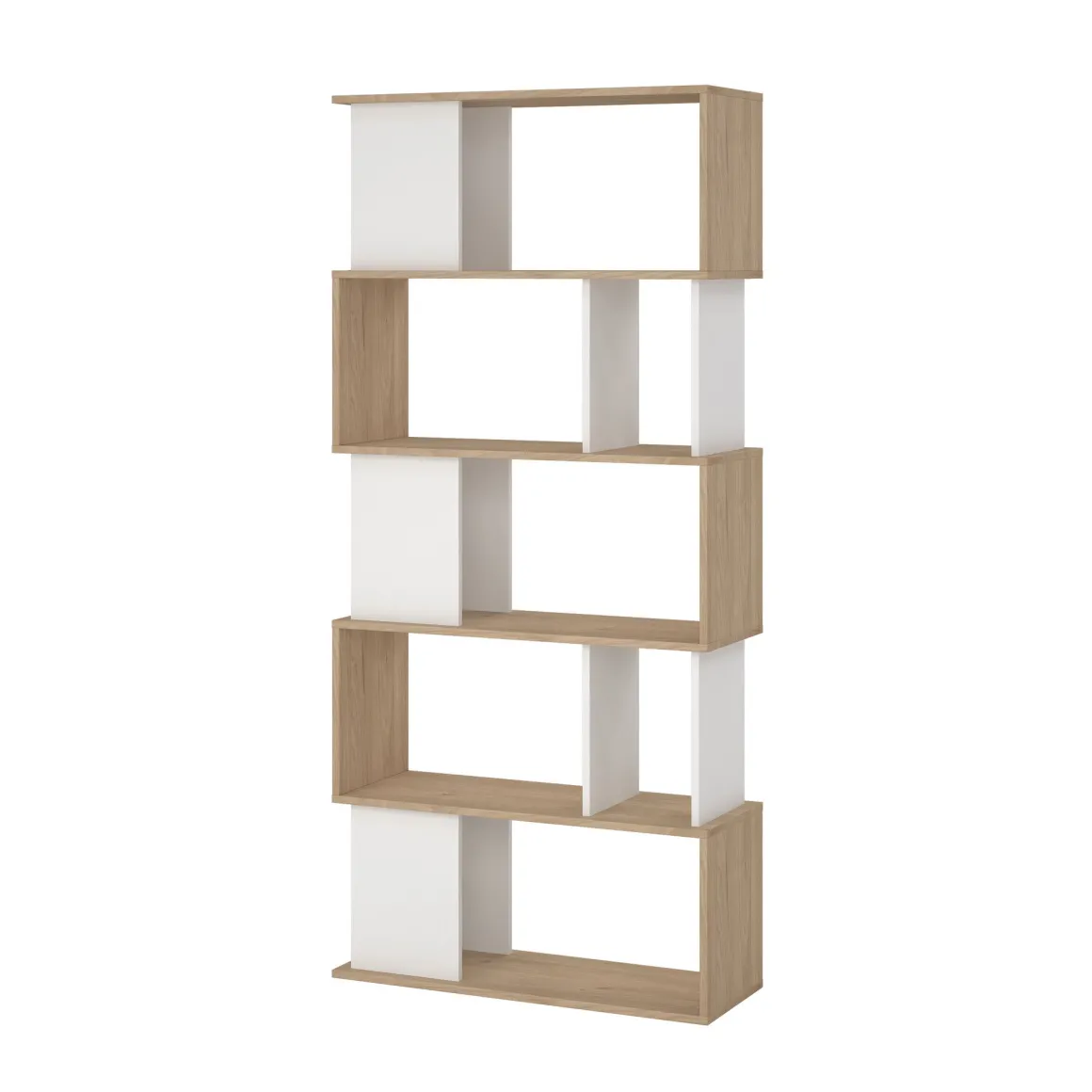 LIBRERIA MOD. MAZE JACKSON HICKORY E BIANCO OPACO : vendita online LIBRERIA MOD. MAZE JACKSON HICKORY E BIANCO OPACO in offerta