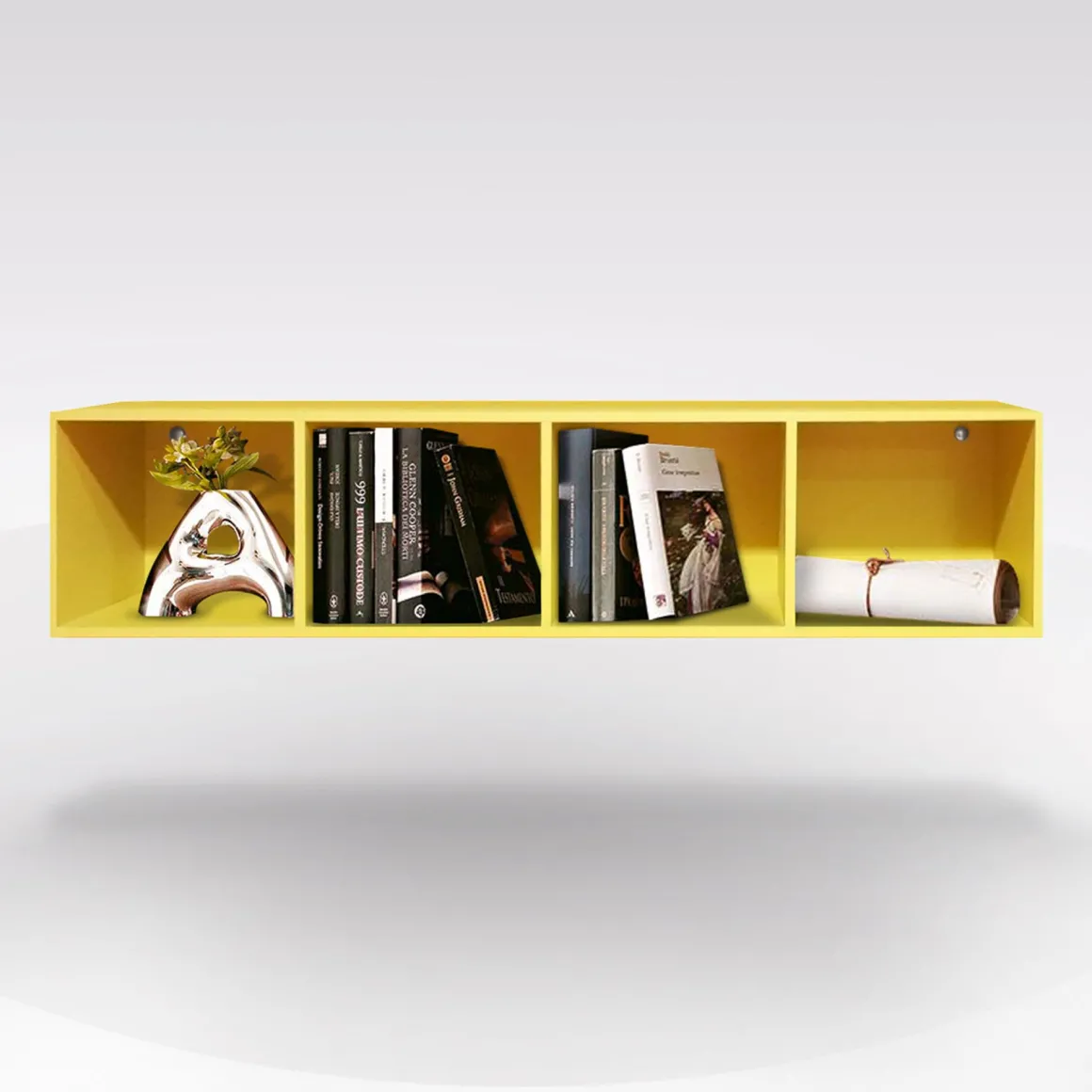 LIBRERIA PENSILE MOD. VIP CM 28 SENAPE: vendita online LIBRERIA PENSILE MOD. VIP CM 28 SENAPE in offerta