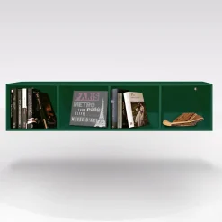 LIBRERIA PENSILE MOD. VIP CM 28 VERDE BOSCO: vendita online LIBRERIA PENSILE MOD. VIP CM 28 VERDE BOSCO in offerta
