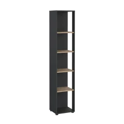 LIBRERIA SIGN CM 40.8X34.3 H.204.7 GRIGIO OPACO E JACKSON HICHORY: vendita online LIBRERIA SIGN CM 40.8X34.3 H.204.7 GRIGIO OPACO E JACKSON HICHORY in offerta