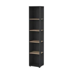 LIBRERIA SIGN CM 40.8X34.3 H.204.7 GRIGIO OPACO E JACKSON HICHORY: vendita online LIBRERIA SIGN CM 40.8X34.3 H.204.7 GRIGIO OPACO E JACKSON HICHORY in offerta