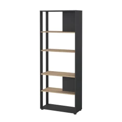 LIBRERIA SIGN CM 79.6X34.4 H.204.7 GRIGIO OPACO E JACKSON HICHORY : vendita online LIBRERIA SIGN CM 79.6X34.4 H.204.7 GRIGIO OPACO E JACKSON HICHORY in offerta