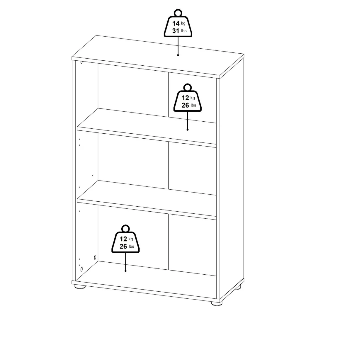 LIBRERIA SIGN CM 79.6X34.3 H. 123.6 GRIGIO OPACO: vendita online LIBRERIA SIGN CM 79.6X34.3 H. 123.6 GRIGIO OPACO in offerta