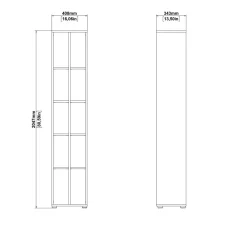 LIBRERIA SIGN CM 40.8X34.3 H. 204.7 JACKSON HICHORY E GRIGIO OPACO : vendita online LIBRERIA SIGN CM 40.8X34.3 H. 204.7 JACKSON HICHORY E GRIGIO OPACO in offerta