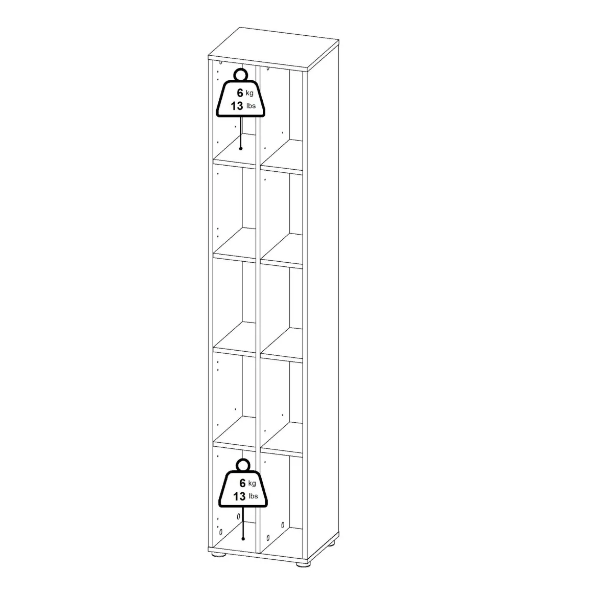 LIBRERIA SIGN CM 40.8X34.3 H. 204.7 JACKSON HICHORY E GRIGIO OPACO : vendita online LIBRERIA SIGN CM 40.8X34.3 H. 204.7 JACKSON HICHORY E GRIGIO OPACO in offerta