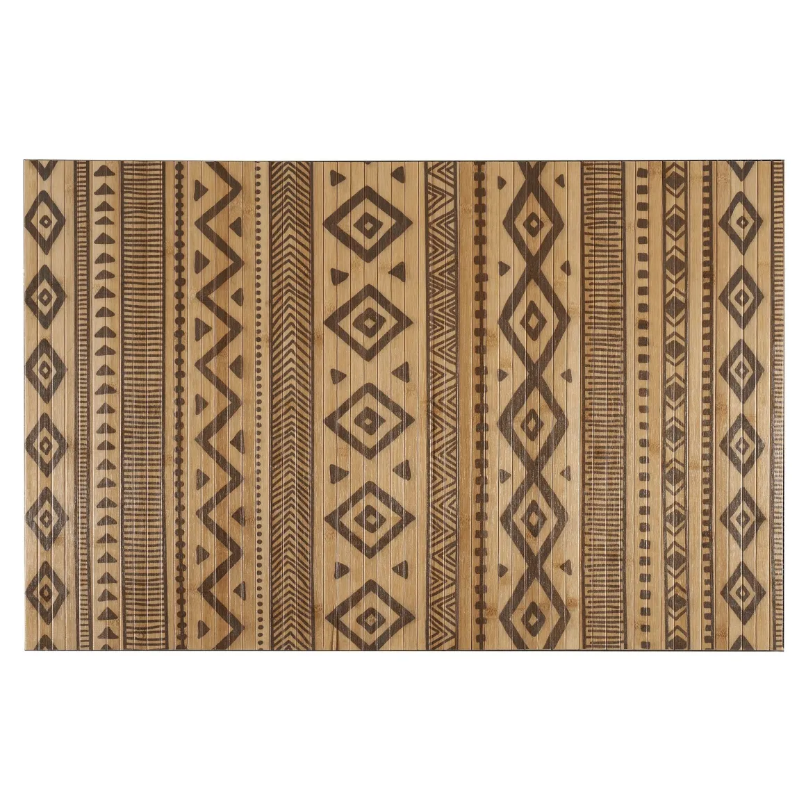 LINEA BAMBOO COOL - TAPPETO IN BAMBU' ETNIC NATURAL 140X200CM: vendita online LINEA BAMBOO COOL - TAPPETO IN BAMBU' ETNIC NATURAL 140X200CM in offerta