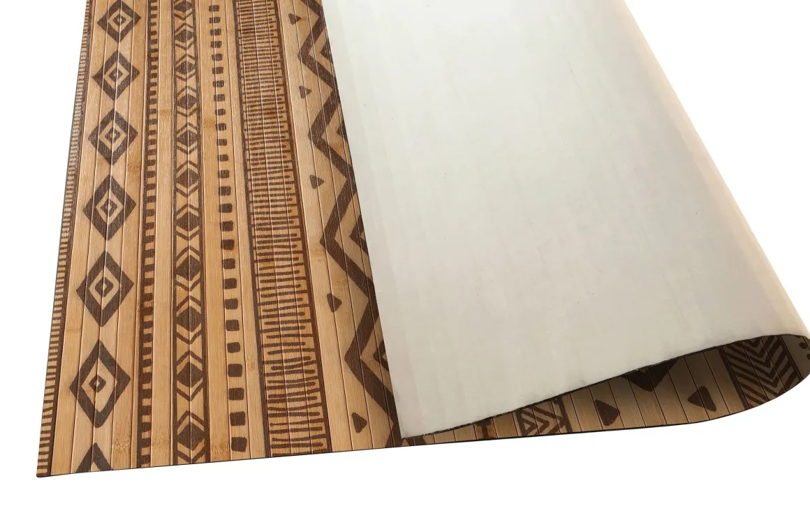 LINEA BAMBOO COOL - TAPPETO IN BAMBU' ETNIC NATURAL 140X200CM: vendita online LINEA BAMBOO COOL - TAPPETO IN BAMBU' ETNIC NATURAL 140X200CM in offerta