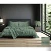 LINEA BRIGHT - COMPLETO LETTO 2 PIAZZE IN RASO DI COTONE VERDONE: vendita online LINEA BRIGHT - COMPLETO LETTO 2 PIAZZE IN RASO DI COTONE VERDONE in offerta