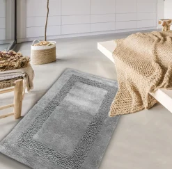 LINEA CLAY - TAPPETO BAGNO 60X100 CM GRIGIO : vendita online LINEA CLAY - TAPPETO BAGNO 60X100 CM GRIGIO in offerta
