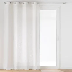 LINEA CLORIS - TENDA CON OCCHIELLI TESSUTO EFFETTO LINO 140X280CM NATURALE: vendita online LINEA CLORIS - TENDA CON OCCHIELLI TESSUTO EFFETTO LINO 140X280CM NATURALE in offerta