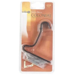 LINEA COLONIAL - SUPPORTO PARETE COLORE NERO : vendita online LINEA COLONIAL - SUPPORTO PARETE COLORE NERO in offerta
