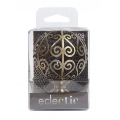 LINEA ECLECTIC - FINALE PER TENDA MOD. SFERA SPIRALI COLORE BRONZO: vendita online LINEA ECLECTIC - FINALE PER TENDA MOD. SFERA SPIRALI COLORE BRONZO in offerta